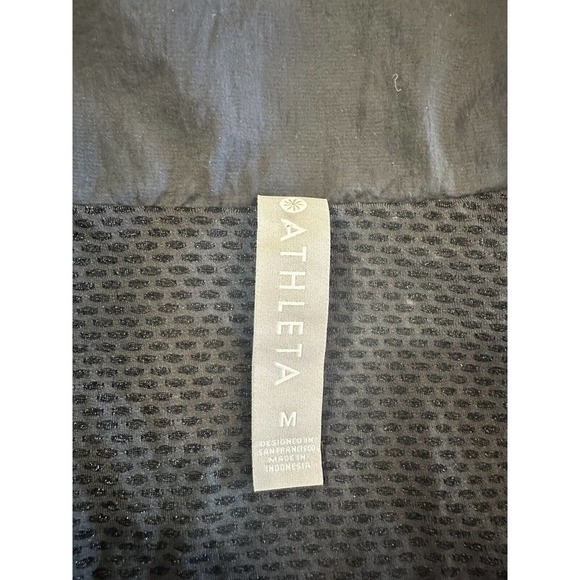 NWT Athleta Canopy Parachute Performance Jacket Size M Black BRAND NEW $158 Zip - Picture 13 of 16